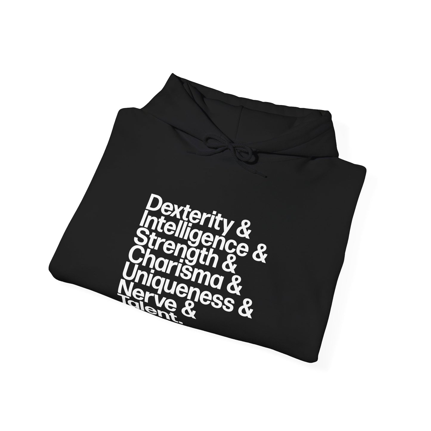 D&D Charisma Uniqueness Nerve & Talent Hoodie