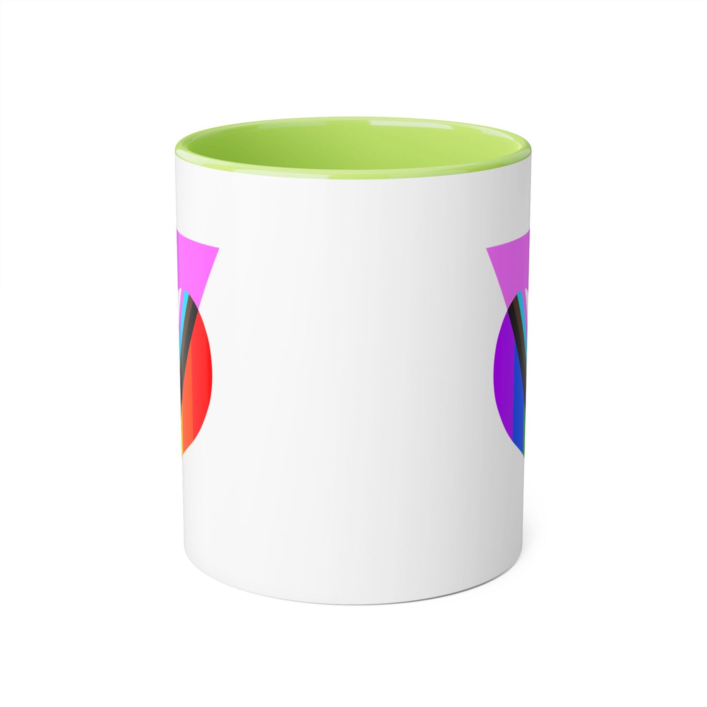 Pink Progress Pride Heart Mug