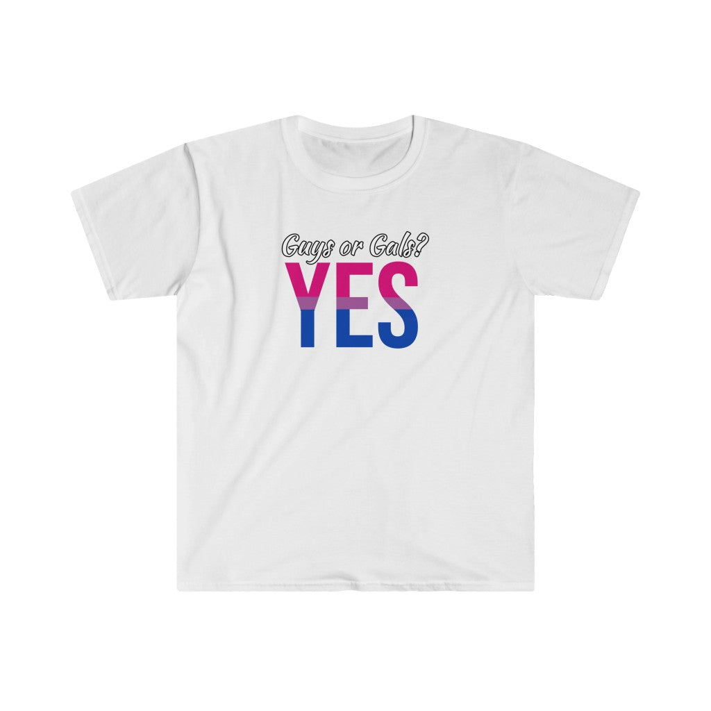 Guys or Gals? Yes (Bi) Tee