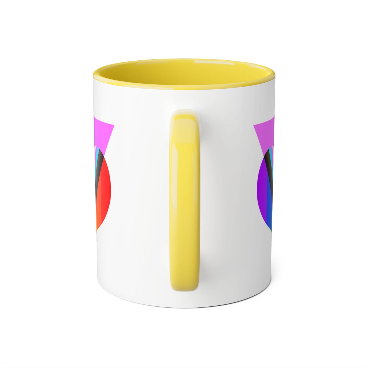 Pink Progress Pride Heart Mug