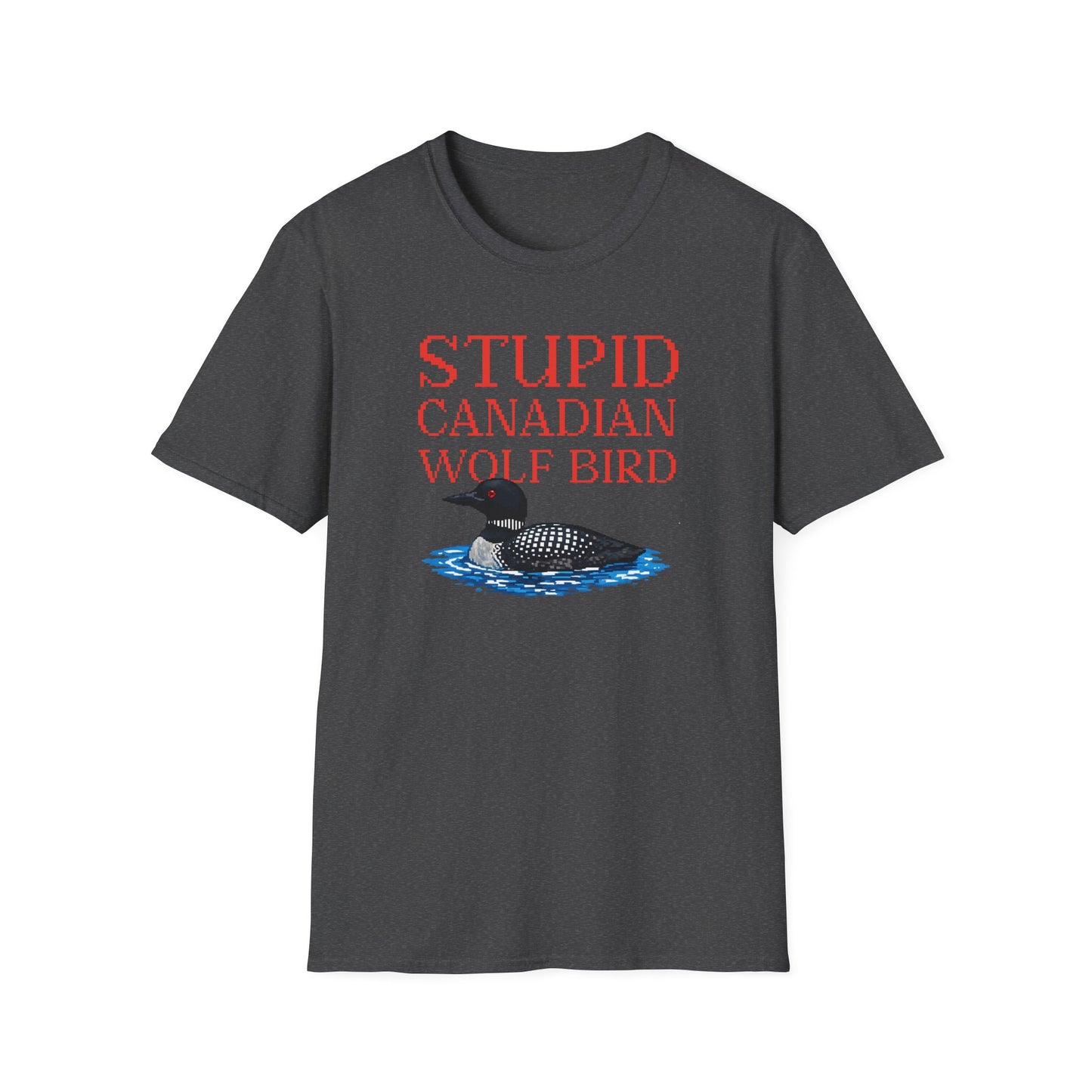 Stupid Canadian Wolf Bird Tee