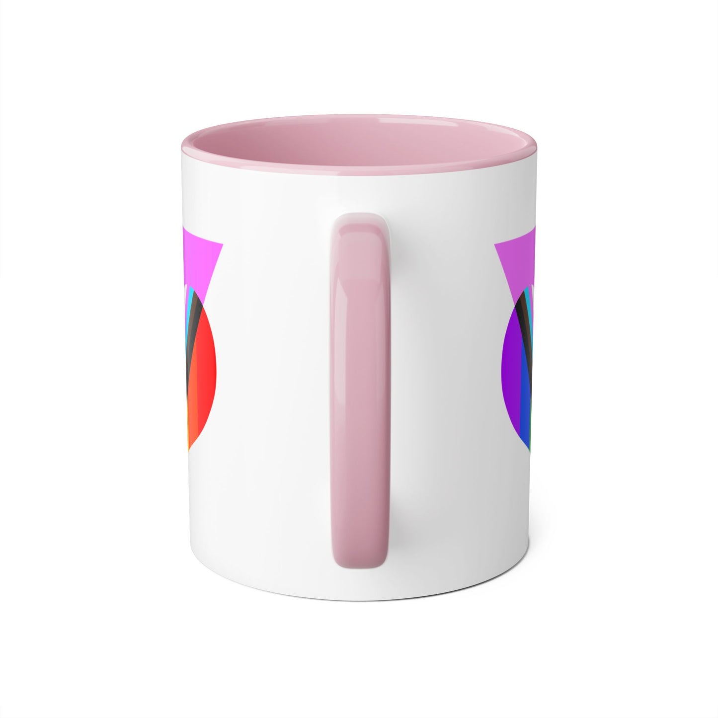 Pink Progress Pride Heart Mug