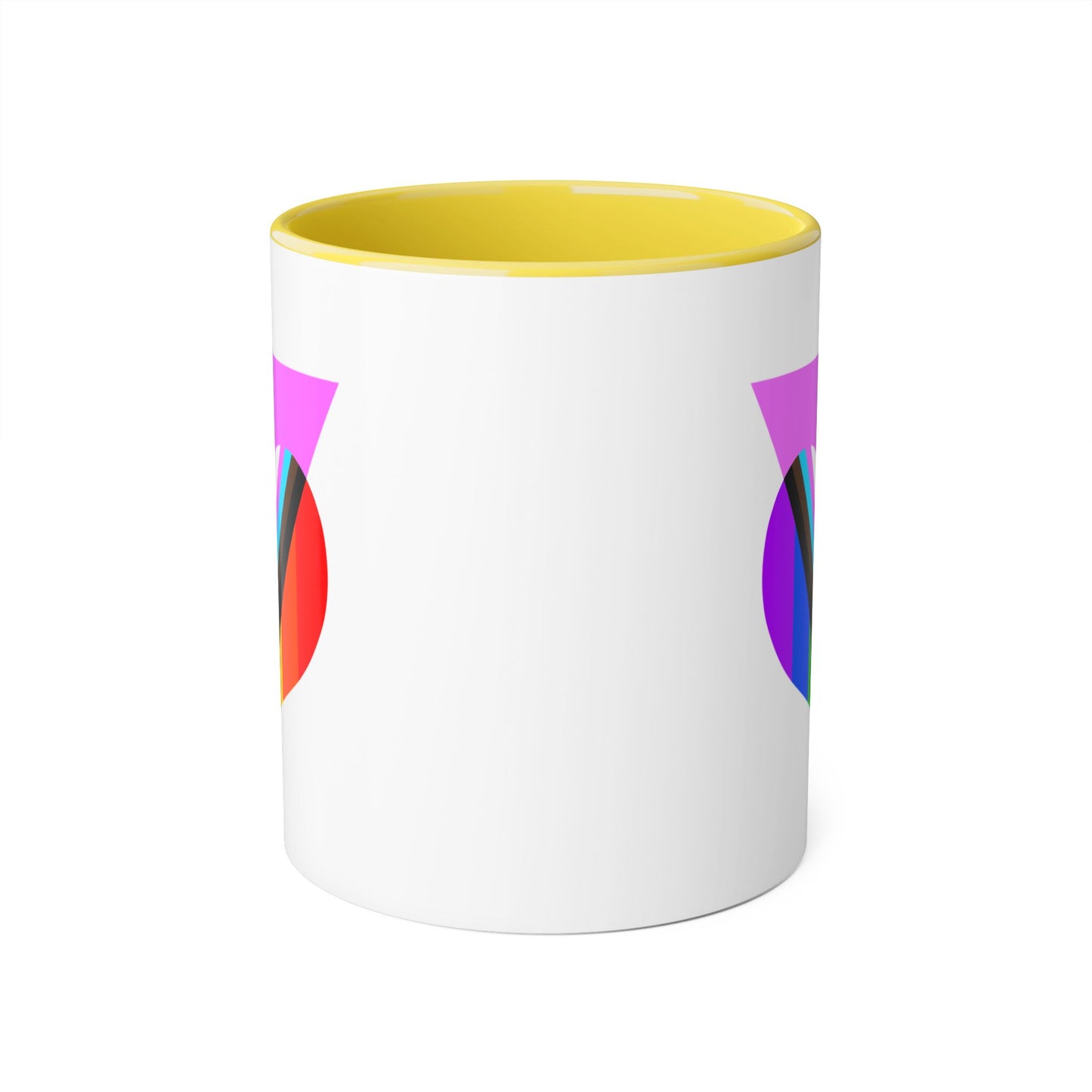 Pink Progress Pride Heart Mug