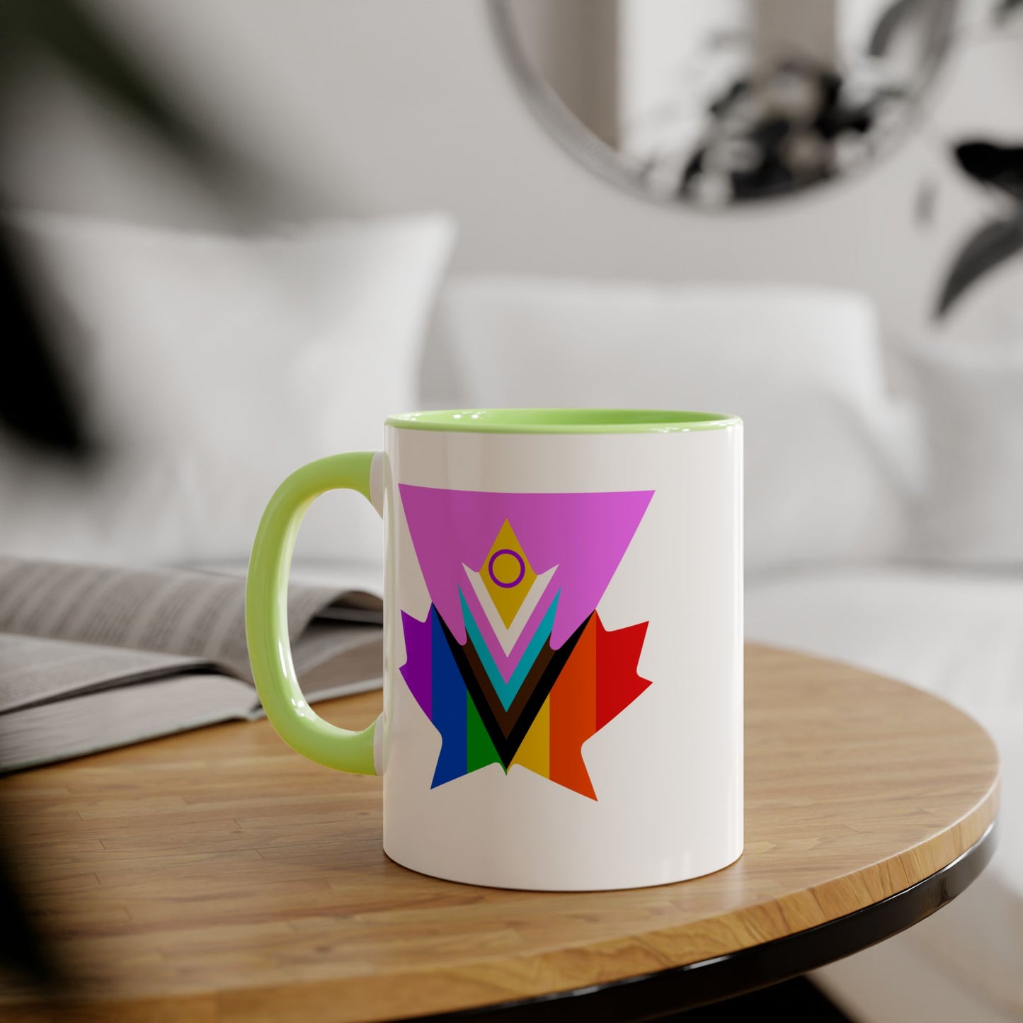 Pink Progress Pride Maple Mug