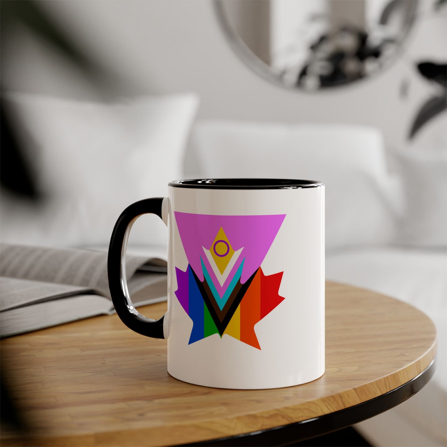 Pink Progress Pride Maple Mug