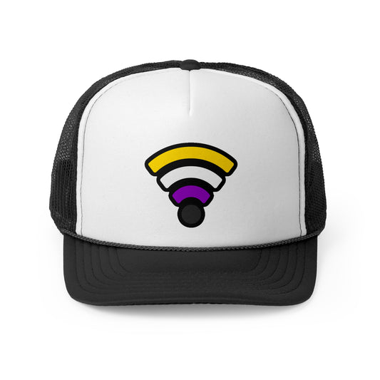 Non-binary Wifi Trucker Hat