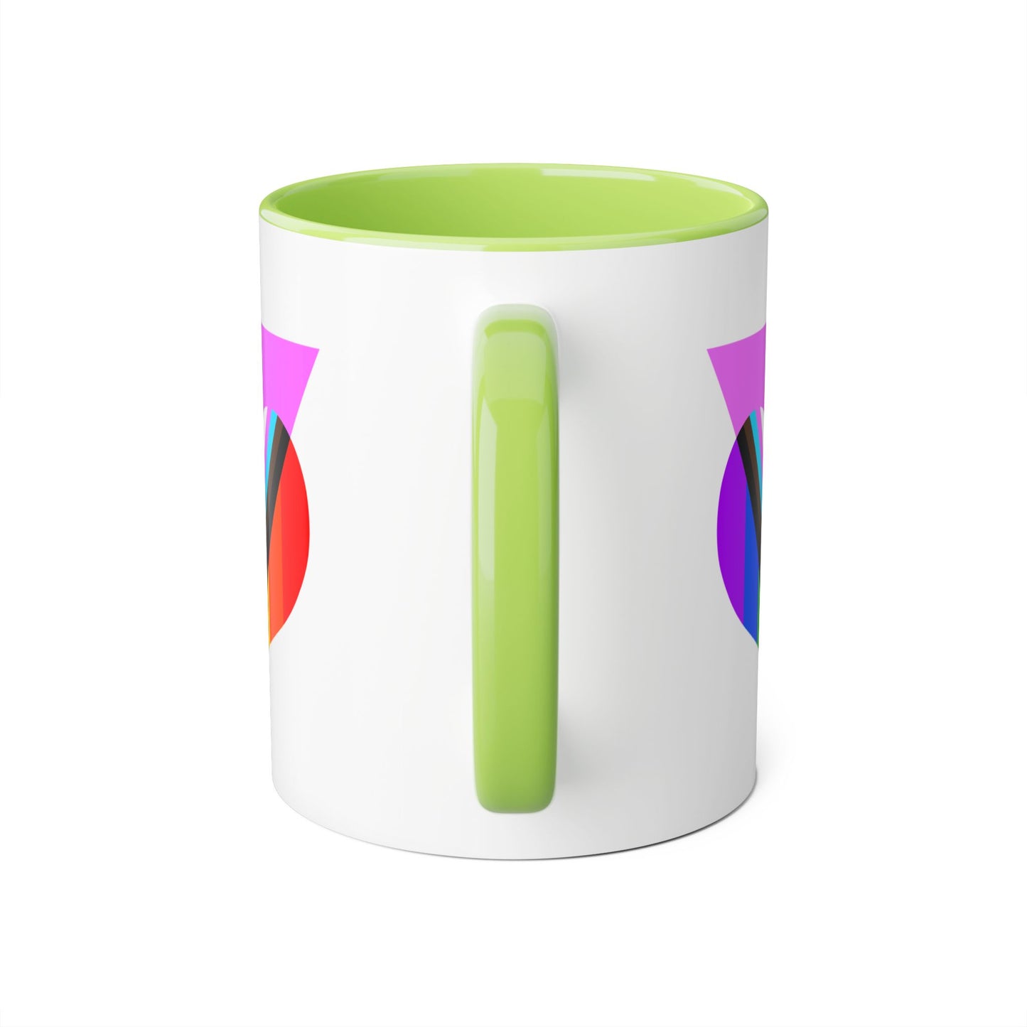 Pink Progress Pride Heart Mug