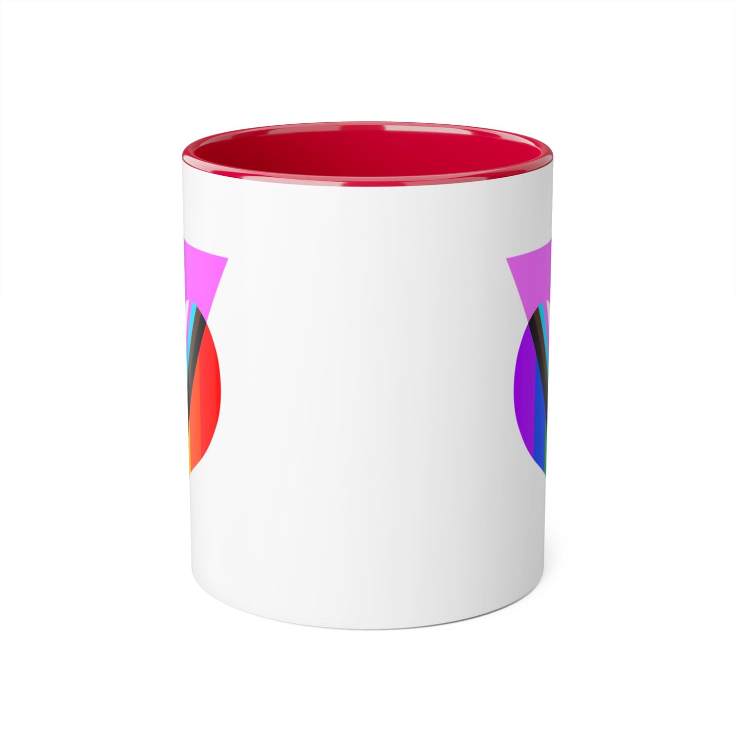 Pink Progress Pride Heart Mug