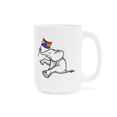 White Elephant Mug