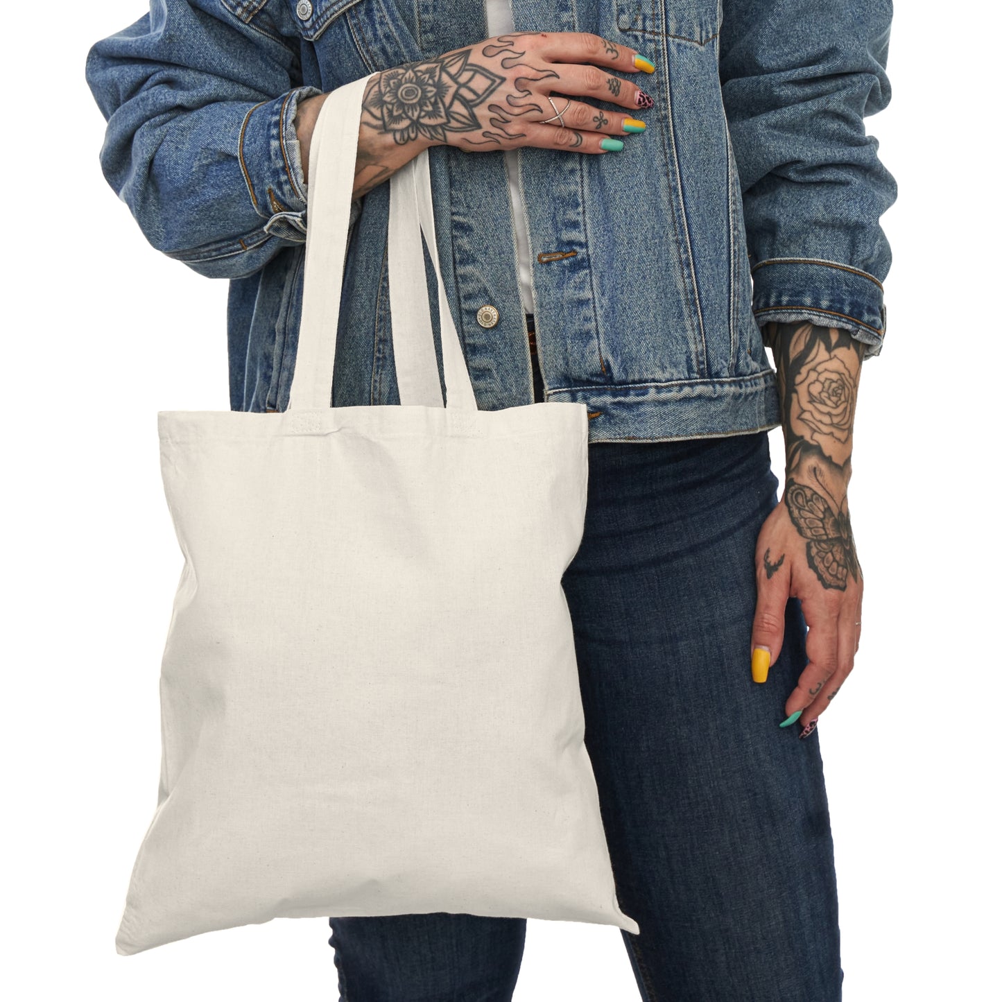 Pink Progress Pride Heart Natural Tote Bag