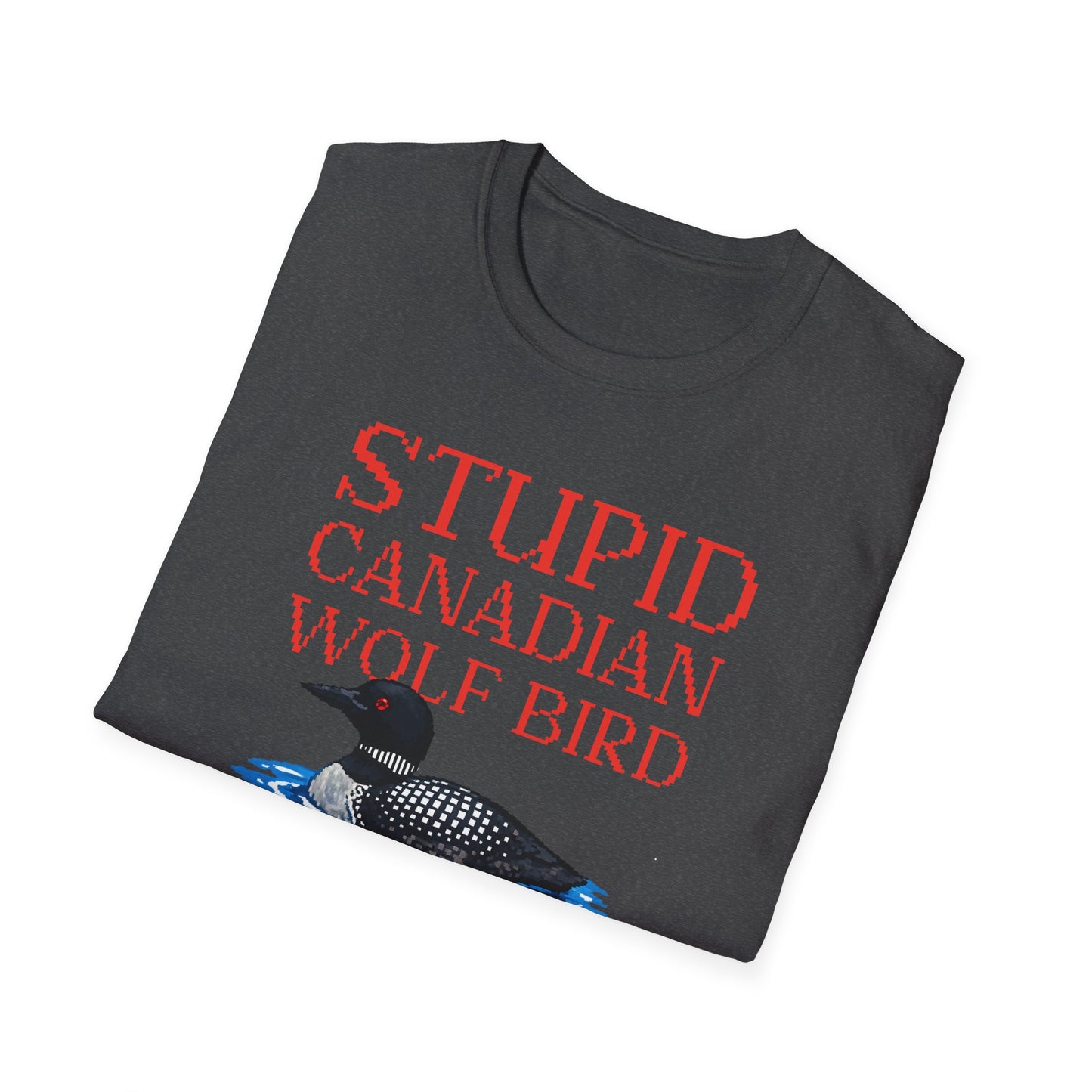 Stupid Canadian Wolf Bird Tee