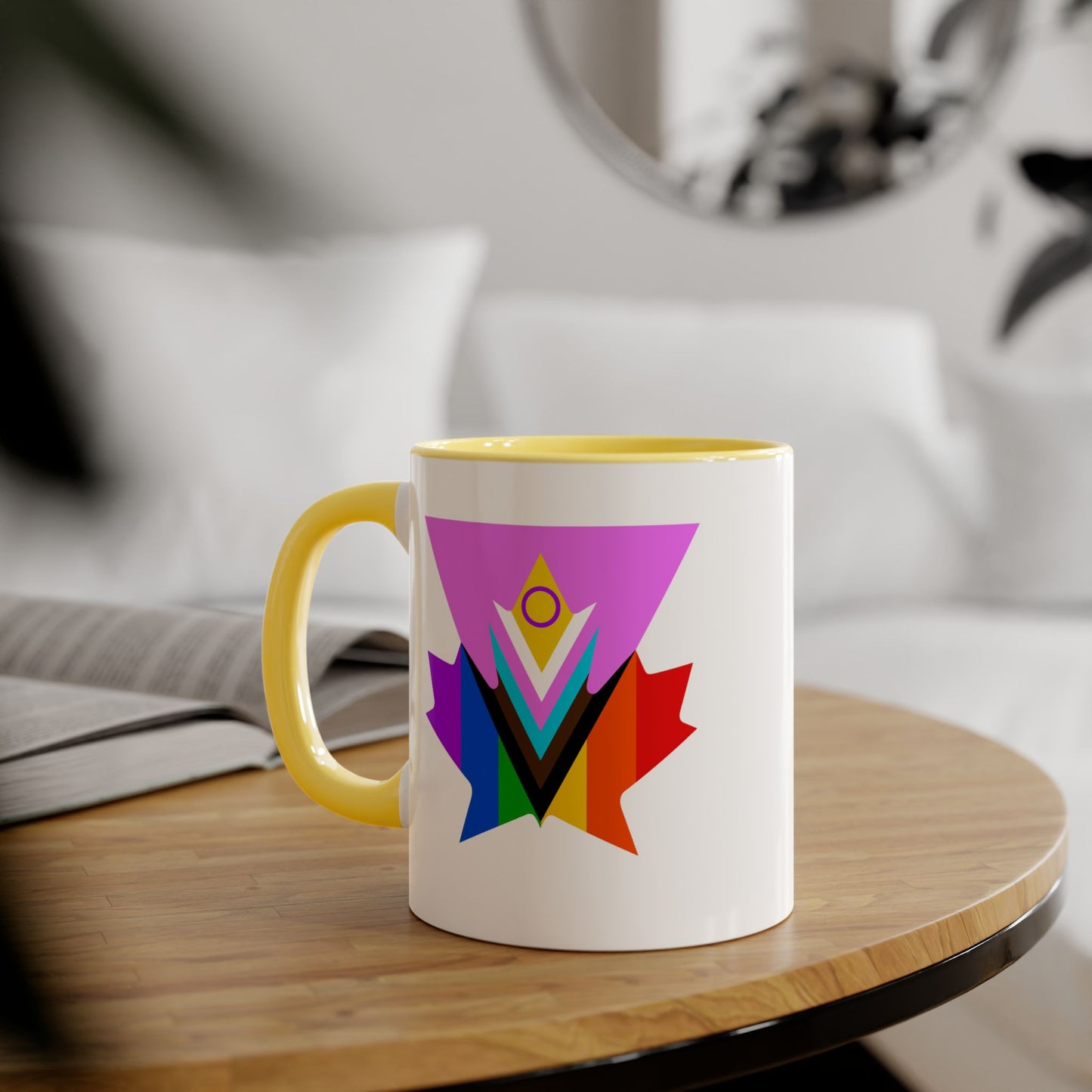 Pink Progress Pride Maple Mug