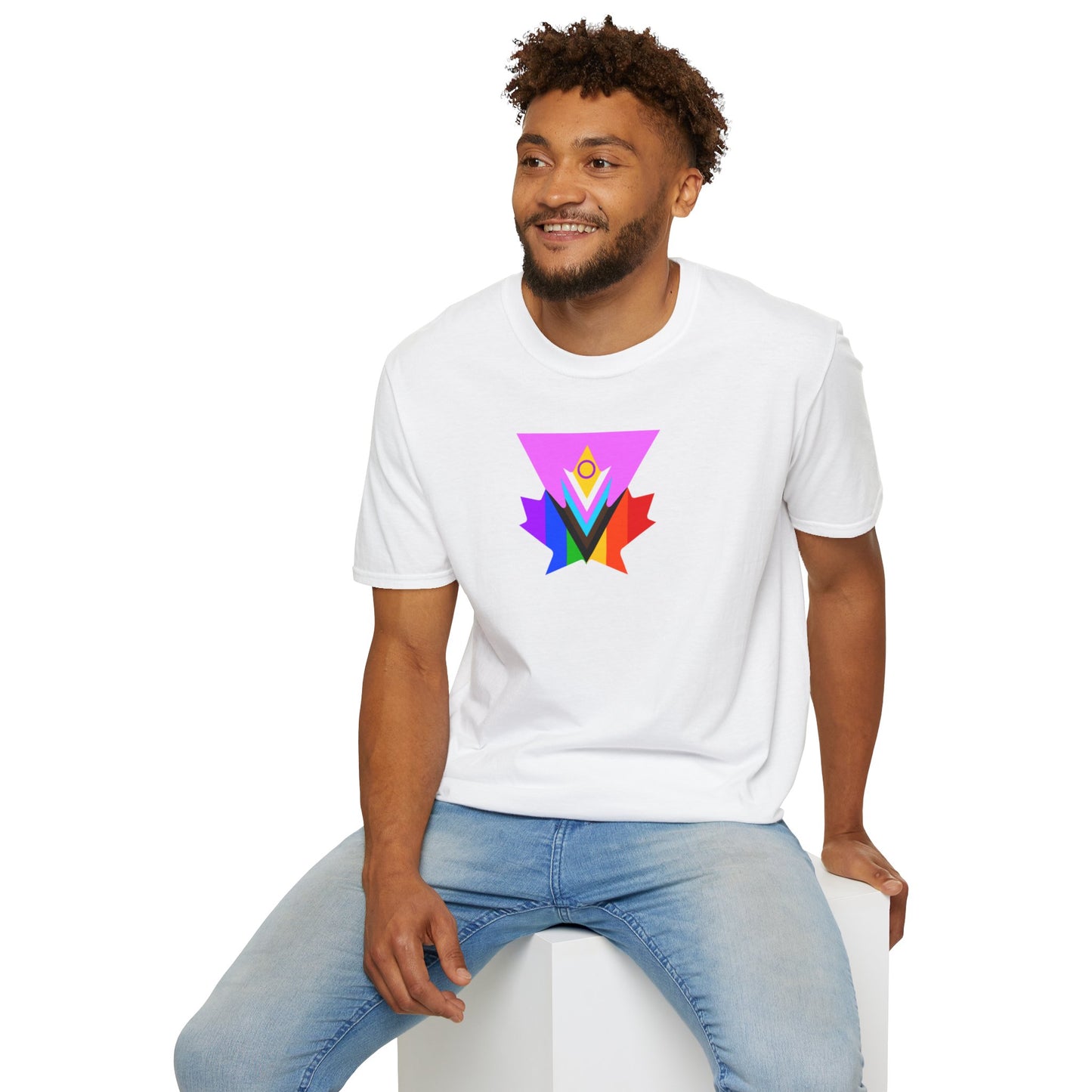 Pink Progress Pride Maple Tee