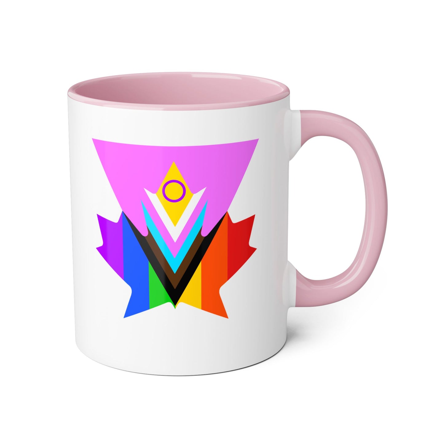 Pink Progress Pride Maple Mug