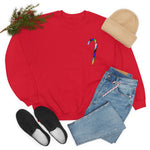 Candy Cane Progress Pride Stripes Crewneck Sweatshirt