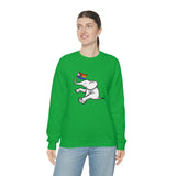 White Elephant Holiday Pride Flag Crewneck Sweatshirt