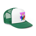 Pink Progress Pride Maple Trucker Cap