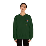 Candy Cane Progress Pride Stripes Crewneck Sweatshirt