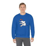 White Elephant Holiday Pride Flag Crewneck Sweatshirt