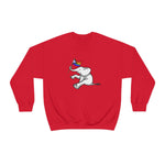 White Elephant Holiday Pride Flag Crewneck Sweatshirt