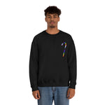 Candy Cane Progress Pride Stripes Crewneck Sweatshirt
