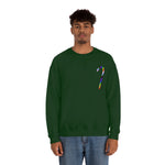 Candy Cane Progress Pride Stripes Crewneck Sweatshirt