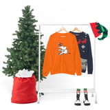 White Elephant Holiday Pride Flag Crewneck Sweatshirt