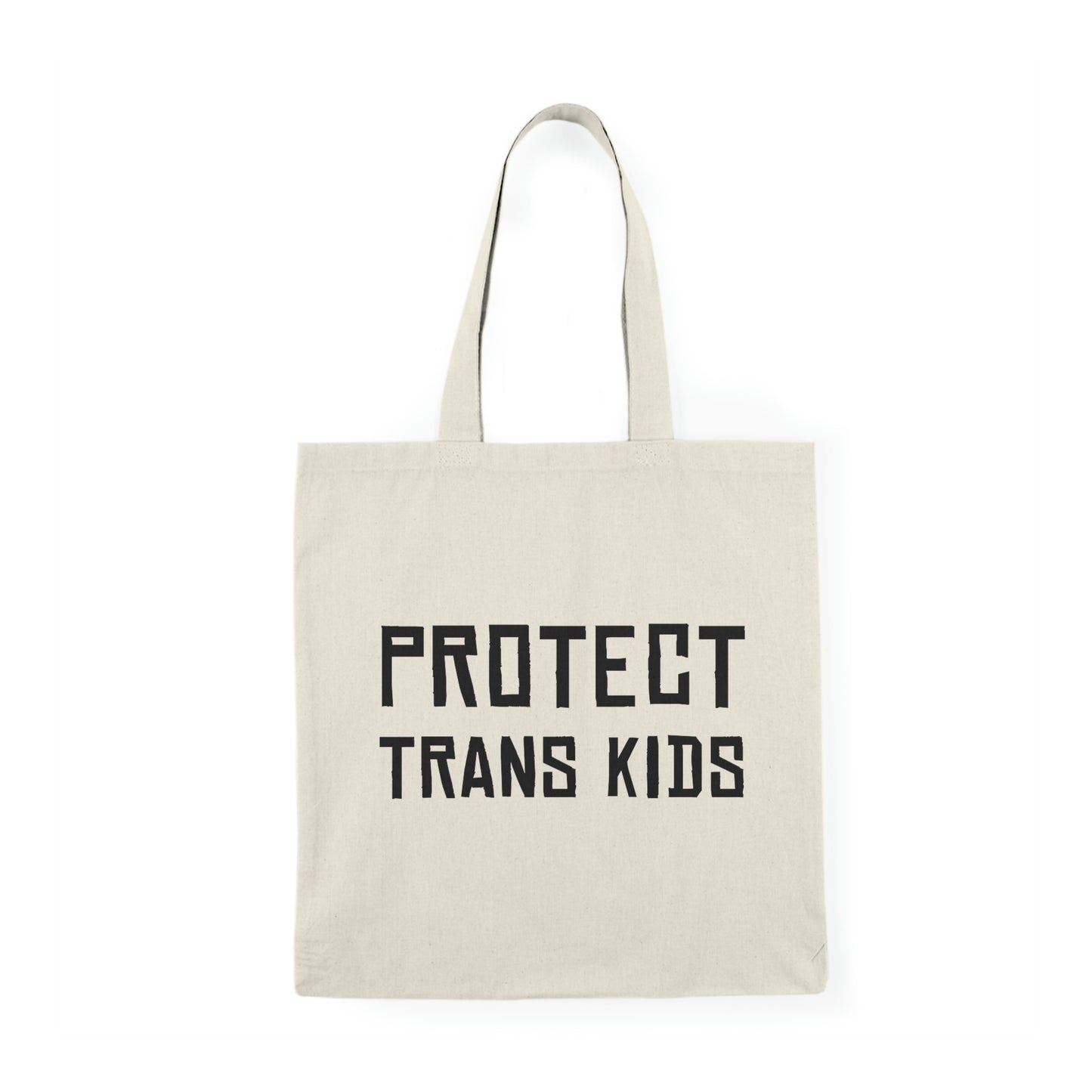 Protect Trans Kids Natural Tote Bag