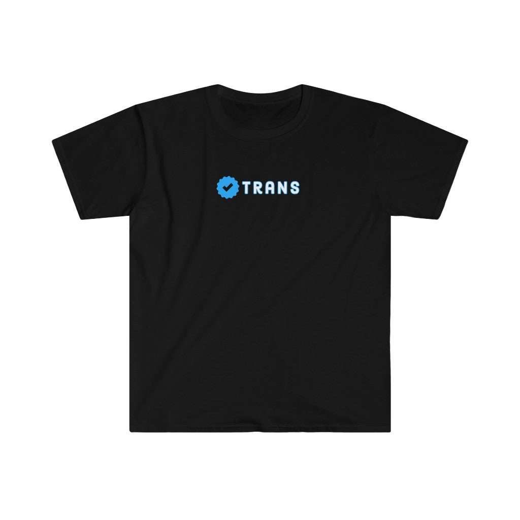 Verified Trans Tee | Blue Check Series