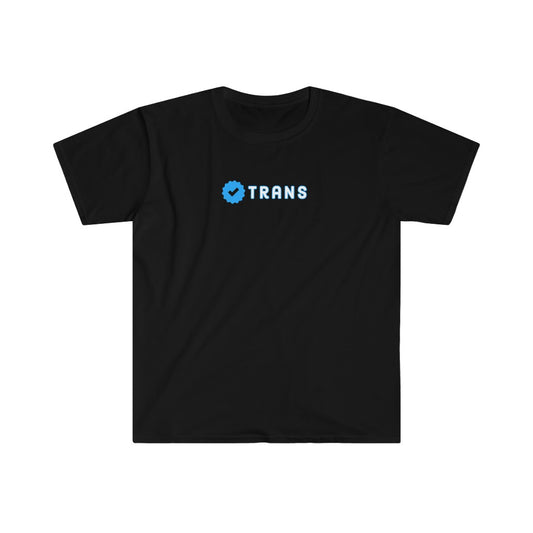 Verified Trans Tee | Blue Check Series