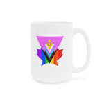Pink Progress Pride Maple Ceramic Mug 15oz