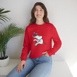 White Elephant Holiday Pride Flag Crewneck Sweatshirt
