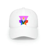 Pink Progress Pride Maple Low Profile Baseball Cap