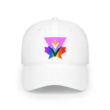 Pink Progress Pride Maple Low Profile Baseball Cap