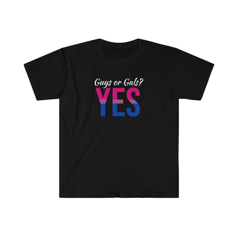 Guys or Gals? Yes (Bi) Tee