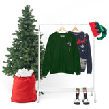 Candy Cane Progress Pride Stripes Crewneck Sweatshirt