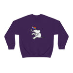 White Elephant Holiday Pride Flag Crewneck Sweatshirt
