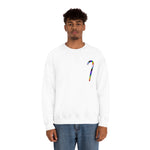 Candy Cane Progress Pride Stripes Crewneck Sweatshirt