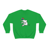 White Elephant Holiday Pride Flag Crewneck Sweatshirt
