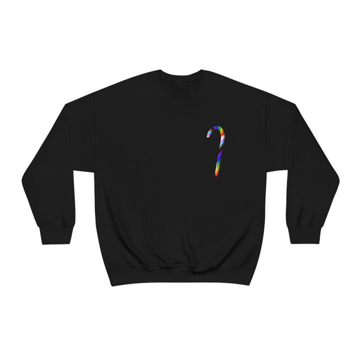 Candy Cane Progress Pride Stripes Crewneck Sweatshirt