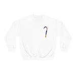 Candy Cane Progress Pride Stripes Crewneck Sweatshirt
