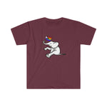 White Elephant Holiday Pride Flag Tee